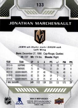2020-21 Upper Deck MVP #133 Jonathan Marchessault Back