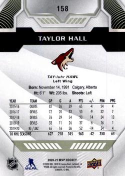 2020-21 Upper Deck MVP #158 Taylor Hall Back