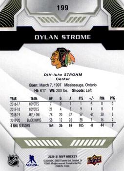 2020-21 Upper Deck MVP #199 Dylan Strome Back