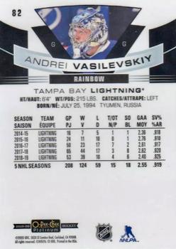 2019-20 O-Pee-Chee Platinum - Rainbow #82 Andrei Vasilevskiy Back