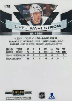 2019-20 O-Pee-Chee Platinum - Rainbow #176 Oliver Wahlstrom Back