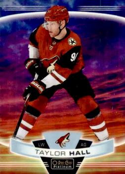 2019-20 O-Pee-Chee Platinum - Sunset #14 Taylor Hall Front