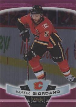 2019-20 O-Pee-Chee Platinum - Matte Pink #23 Mark Giordano Front