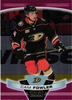 2019-20 O-Pee-Chee Platinum - Matte Pink #114 Cam Fowler Front