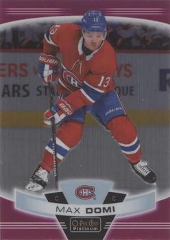 2019-20 O-Pee-Chee Platinum - Matte Pink #132 Max Domi Front