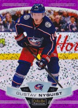 2019-20 O-Pee-Chee Platinum - Violet Pixels #133 Gustav Nyquist Front