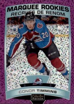 2019-20 O-Pee-Chee Platinum - Violet Pixels #169 Conor Timmins Front