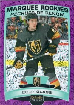 2019-20 O-Pee-Chee Platinum - Violet Pixels #180 Cody Glass Front