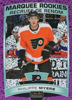 2019-20 O-Pee-Chee Platinum - Violet Pixels #195 Philippe Myers Front