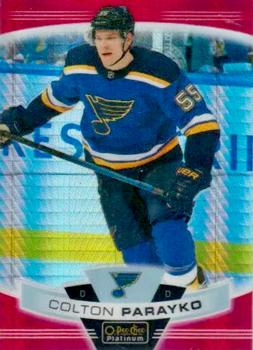 2019-20 O-Pee-Chee Platinum - Red Prism #73 Colton Parayko Front