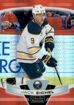 2019-20 O-Pee-Chee Platinum - Red Prism #74 Jack Eichel Front