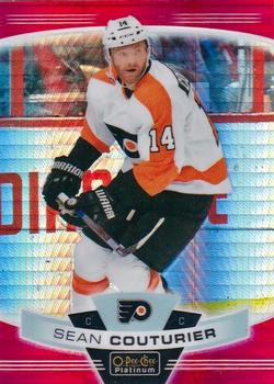 2019-20 O-Pee-Chee Platinum - Red Prism #138 Sean Couturier Front