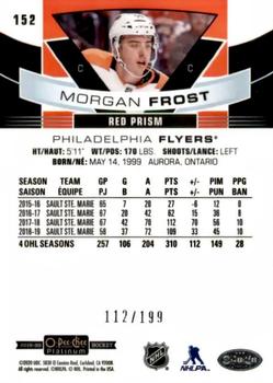 2019-20 O-Pee-Chee Platinum - Red Prism #152 Morgan Frost Back