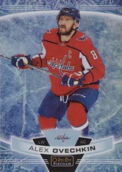 2019-20 O-Pee-Chee Platinum - Arctic Freeze #25 Alex Ovechkin Front
