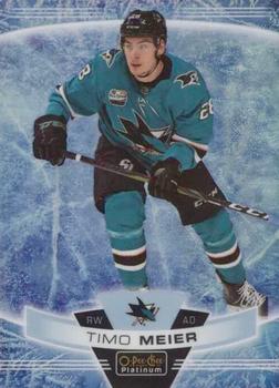 2019-20 O-Pee-Chee Platinum - Arctic Freeze #42 Timo Meier Front
