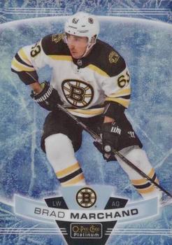 2019-20 O-Pee-Chee Platinum - Arctic Freeze #68 Brad Marchand Front
