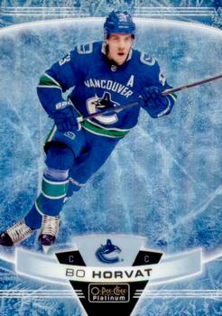 2019-20 O-Pee-Chee Platinum - Arctic Freeze #91 Bo Horvat Front