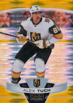 2019-20 O-Pee-Chee Platinum - Seismic Gold #13 Alex Tuch Front