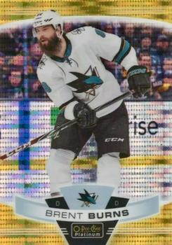 2019-20 O-Pee-Chee Platinum - Seismic Gold #53 Brent Burns Front