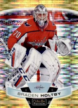 2019-20 O-Pee-Chee Platinum - Seismic Gold #120 Braden Holtby Front