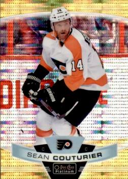 2019-20 O-Pee-Chee Platinum - Seismic Gold #138 Sean Couturier Front