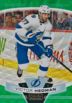 2019-20 O-Pee-Chee Platinum - Emerald Surge #93 Victor Hedman Front