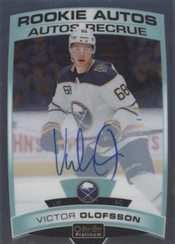 2019-20 O-Pee-Chee Platinum - Rookie Autos #R-VO Victor Olofsson Front