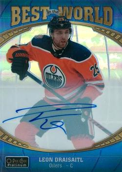 2019-20 O-Pee-Chee Platinum - Best in the World Autographs #BW-9 Leon Draisaitl Front