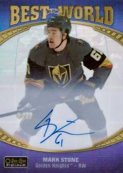 2019-20 O-Pee-Chee Platinum - Best in the World Autographs #BW-11 Mark Stone Front
