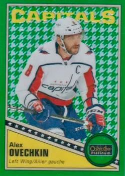 2019-20 O-Pee-Chee Platinum - Retro Green Houndstooth #R-40 Alex Ovechkin Front