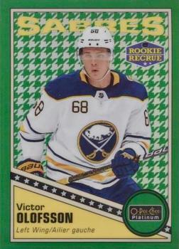 2019-20 O-Pee-Chee Platinum - Retro Green Houndstooth #R-61 Victor Olofsson Front