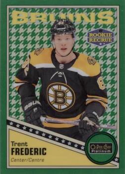 2019-20 O-Pee-Chee Platinum - Retro Green Houndstooth #R-80 Trent Frederic Front