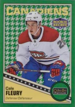 2019-20 O-Pee-Chee Platinum - Retro Green Houndstooth #R-99 Cale Fleury Front