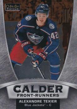 2019-20 O-Pee-Chee Platinum - Calder Front-Runners #CF-8 Alexandre Texier Front