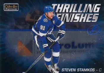 2019-20 O-Pee-Chee Platinum - Thrilling Finishes #TF-1 Steven Stamkos Front