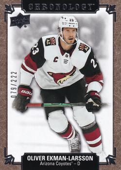 2019-20 Upper Deck Chronology #137 Oliver Ekman-Larsson Front