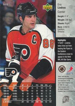 1997-98 Upper Deck - Series Two Jumbo #8 Eric Lindros Back