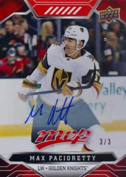 2019-20 Upper Deck MVP - Autographs Leaderboard Achievements Red #211 Max Pacioretty Front