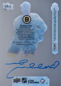 2018-19 Upper Deck Chronology - 0 Celsius Autograph Achievements #CA-2 Bobby Orr Back