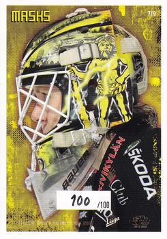 2019-20 Cardset Finland Series 2 - Masks SN100 #7 Niclas Westerholm Back