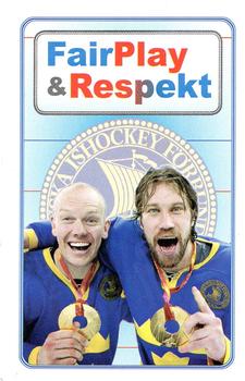 2006 Swedish FairPlay & Respekt Playing Cards #E♥ Peter Forsberg Back