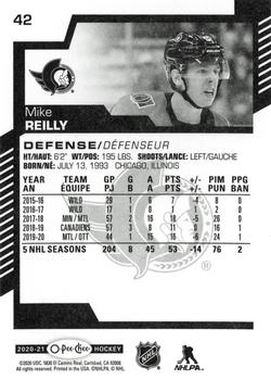 2020-21 O-Pee-Chee #42 Mike Reilly Back