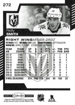 2020-21 O-Pee-Chee #272 Reilly Smith Back