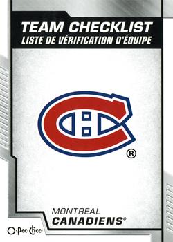 2020-21 O-Pee-Chee #566 Montreal Canadiens Front