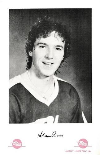 1983-84 Peterborough Petes (OHL) #NNO Shawn Evans Front