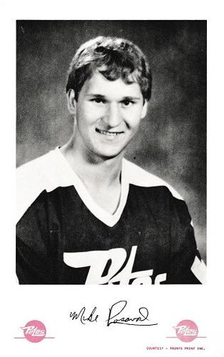 1983-84 Peterborough Petes (OHL) #NNO Mike Posavad Front