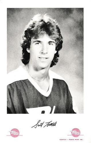 1983-84 Peterborough Petes (OHL) #NNO Scott Tottle Front