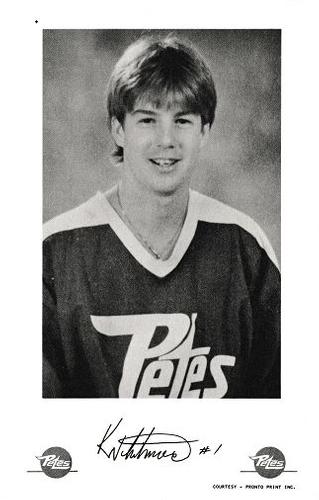 1984-85 Peterborough Petes (OHL) #NNO Kay Whitmore Front