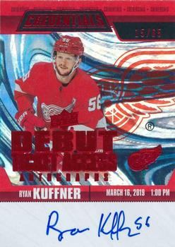 2019-20 Upper Deck Credentials - Debut Ticket Access Autographs Red #RTAA-KU Ryan Kuffner Front