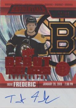 2019-20 Upper Deck Credentials - Debut Ticket Access Autographs Red #RTAA-TF Trent Frederic Front